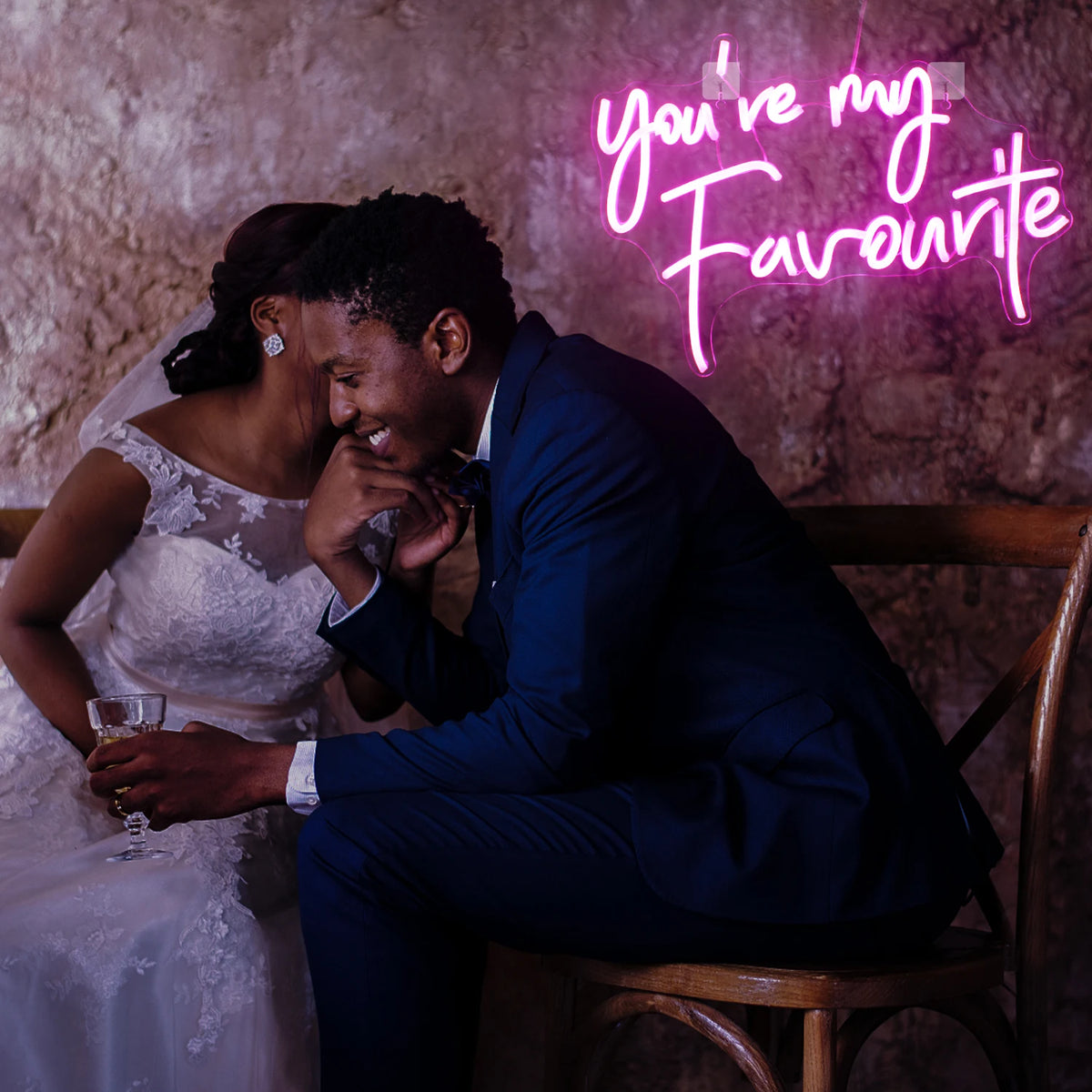 You're My Favourite – LED-Neon-Schriftzug (5 V USB)