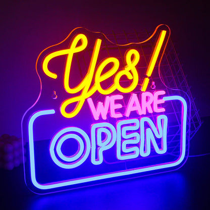 Open 5V Mini USB LED Neon Sign - Budget Friendly