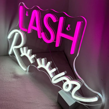 Lash Room 5V Mini USB LED Neon Sign - Budget Friendly