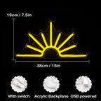 Sonne – LED-Neonschild (5 V USB)