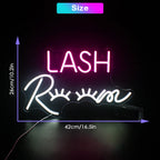 Lash Room 5V USB LED Neon Sign - Budget Friendly