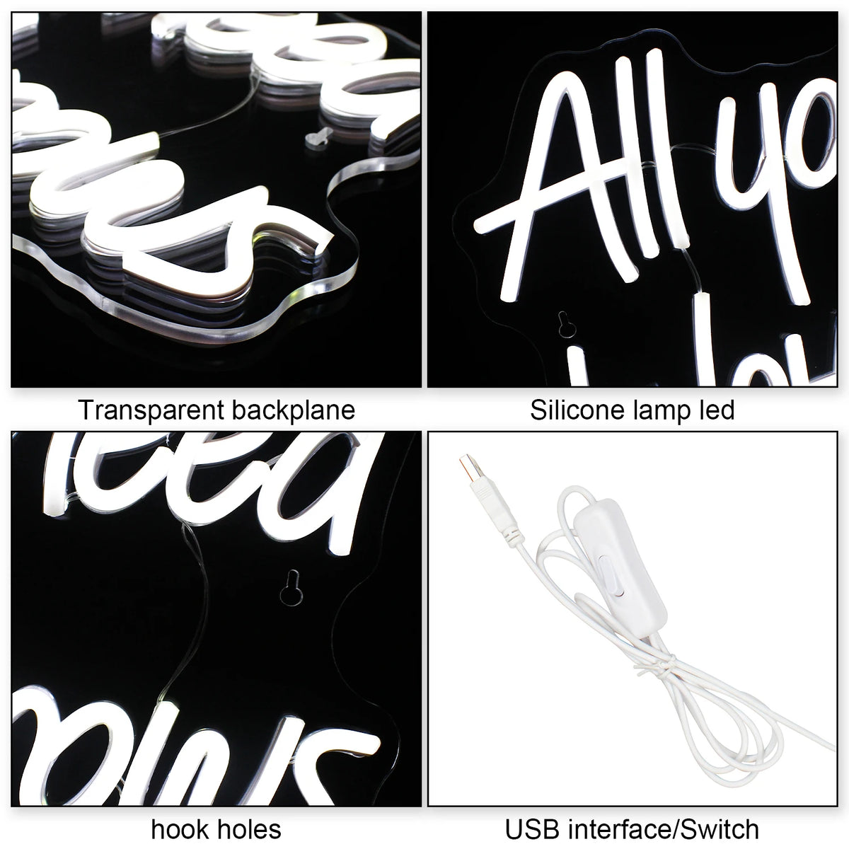 Alles, was Sie brauchen, sind Brauen 5V USB LED Neon Leuchtschild - Preisgünstig