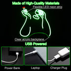 Smoking and Drinking 5V USB LED Neon Sign - Budget Friendly