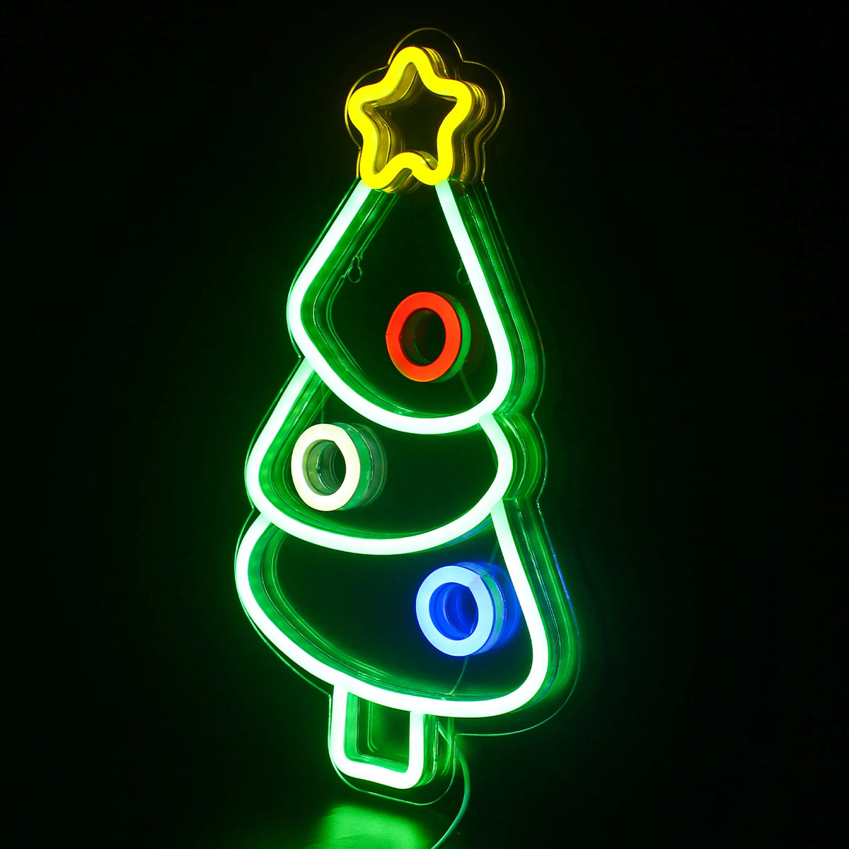 Weihnachtsbaum – LED-Neonschild (5 V USB)
