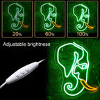 Elefant – LED-Neonschild (5 V USB)