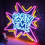 Party Time 5V USB LED Neon Sign - Budget Friendly
