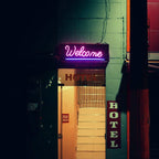Welcome – LED-Neon-Schriftzug (5 V USB)