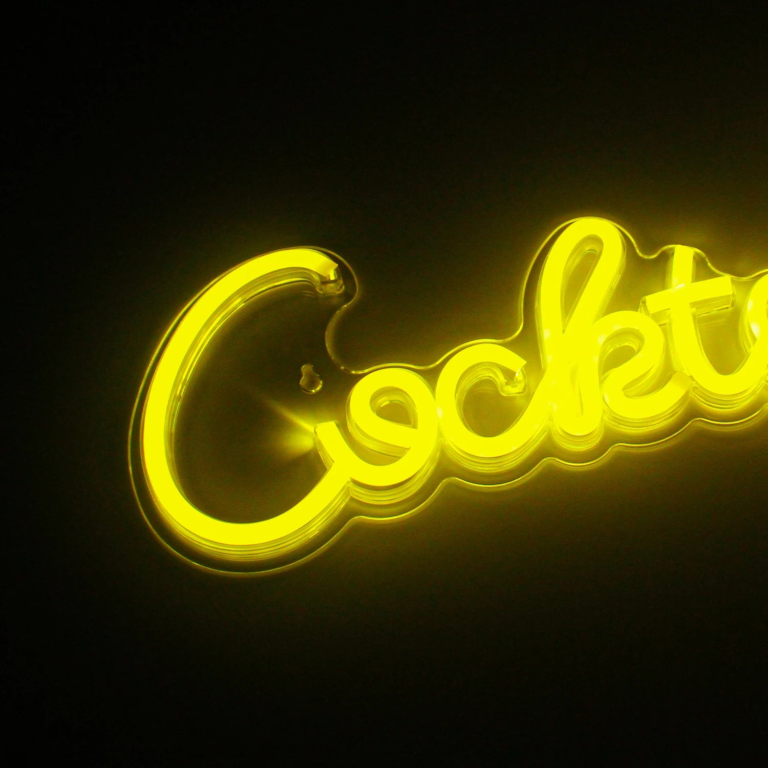 Cocktail 5V USB LED Leuchtschild - Preisgünstig