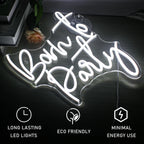 Born to Party 5V USB LED Neon Sign - Budget Friendly