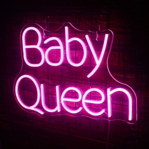 Baby Queen 5V USB LED Leuchtschild - Preisgünstig