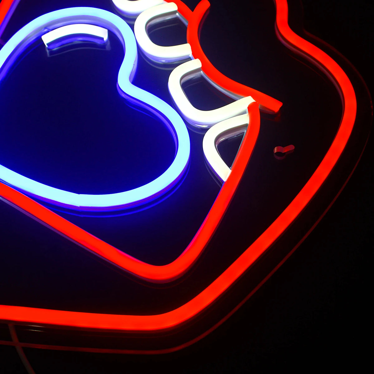 Lippen – LED-Neonschild (5 V USB)