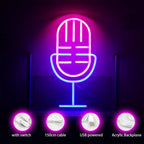 Mikrofon – LED-Neonschild (5 V USB)