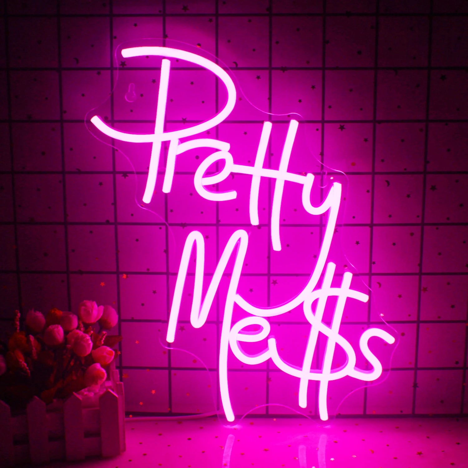 Pretty Mess 5V Mini USB LED Neon Sign - Budget Friendly