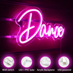 Dance – LED-Neon-Schriftzug (5 V USB)