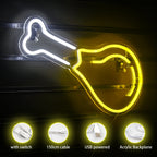 Hähnchenkeule – LED-Neonschild (5 V USB)