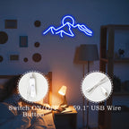 Mountain Sunset 5V USB LED Neon Sign - Budget Friendly