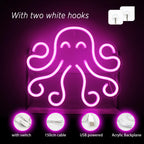 Oktopus – LED-Neonschild (5 V USB)