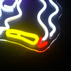 Totenkopf – LED-Neonschild (5 V USB)
