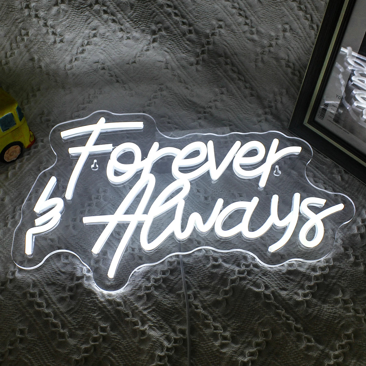 Forever & Always – LED-Neon-Schriftzug (5 V USB)