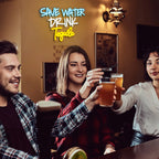 Save Water Drink Tequila 5V USB LED Neon Sign - Budget Friendly
