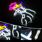 Cowboy Duck 5V USB LED Neon Sign - Budget Friendly