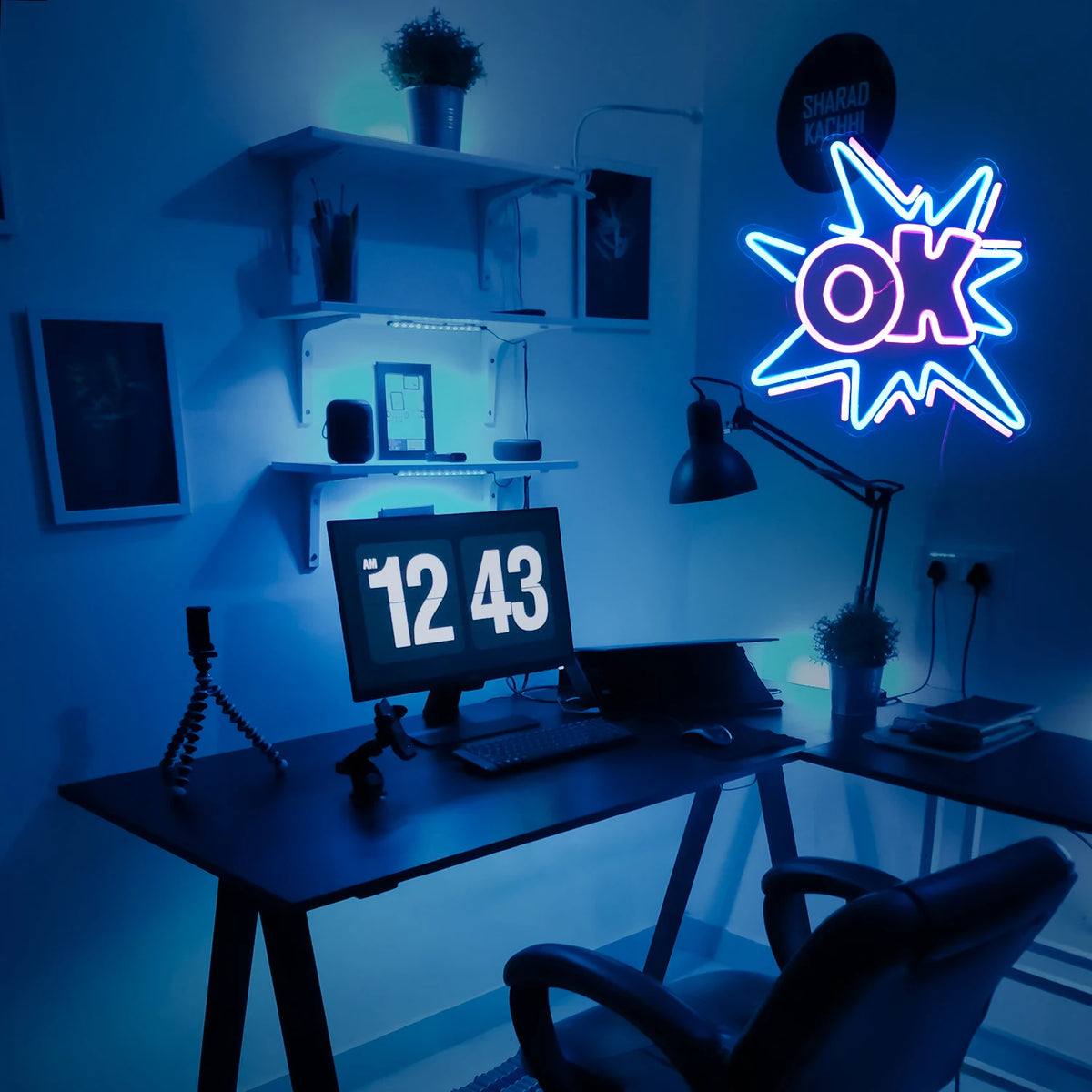 OK – Comic-Explosion – LED-Neonschild (5 V USB)