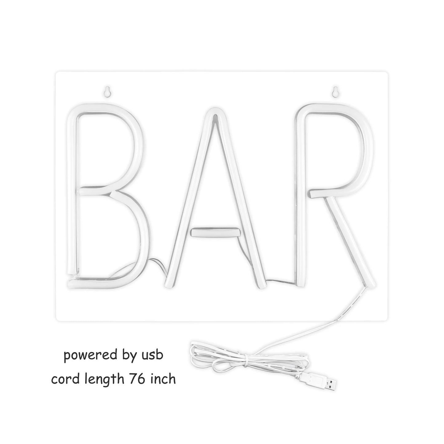 BAR 5V Mini USB LED Neon Sign - Budget Friendly