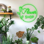 Flower Shop 5V USB LED Neon Sign - Budget Friendly
