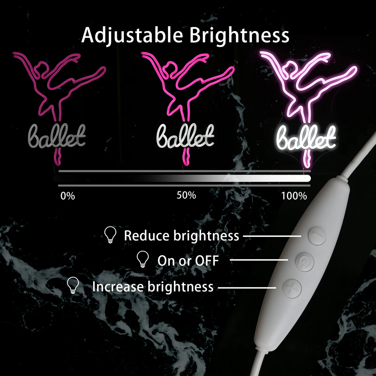 Tanzendes LED 5V USB Neon Leuchtschild - Preisgünstig