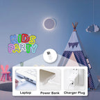 Kids Party – LED-Neon-Schriftzug (5 V USB)