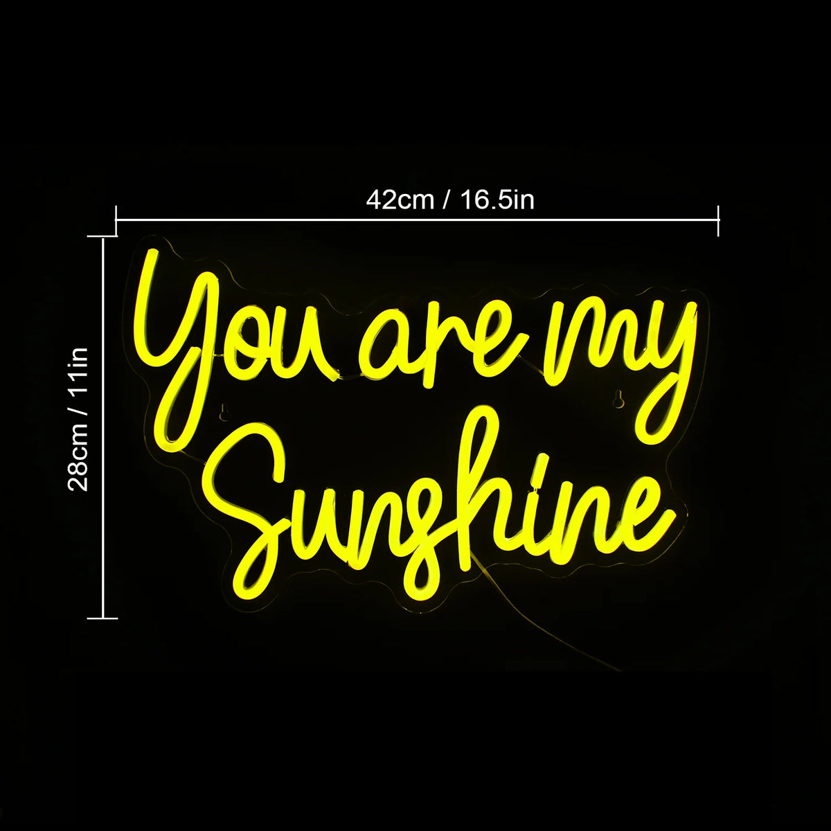 You Are My Sunshine 5V USB LED Neon Sign - Budget Friendly