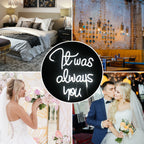 It Was Always You – LED-Neon-Schriftzug (5 V USB)