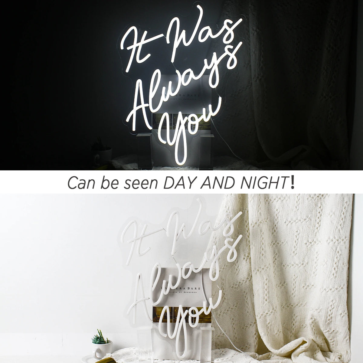 It Was Always You 5V USB LED Neon Sign - Budget Friendly