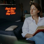 Read Books Be Kind Stay Weird 5V USB LED Neon Sign - Budget Friendly