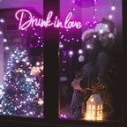 Drunk In Love – LED-Neon-Schriftzug (5 V USB)
