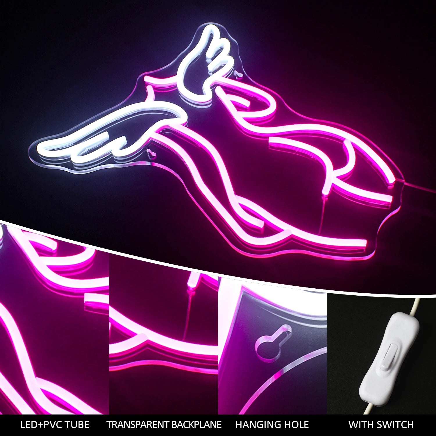 Angel 5V USB LED Leuchtschild - Preisgünstig
