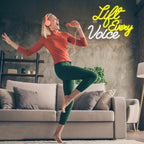 Lift Every Voice – LED-Neon-Schriftzug (5 V USB)