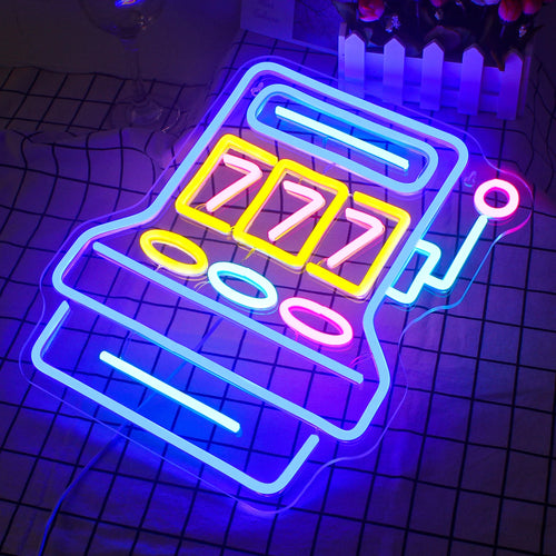 777 Spielzimmer 5V USB LED Leuchtschild - Preisgünstig