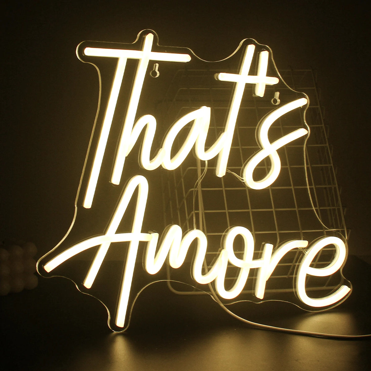 That's Amore 5V USB LED Neon Sign - Budget Friendly