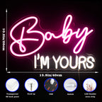 Baby I'm Yours 5V USB LED Neon Schild - Kostenfreundlich