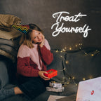 Treat Yourself – LED-Neon-Schriftzug (5 V USB)