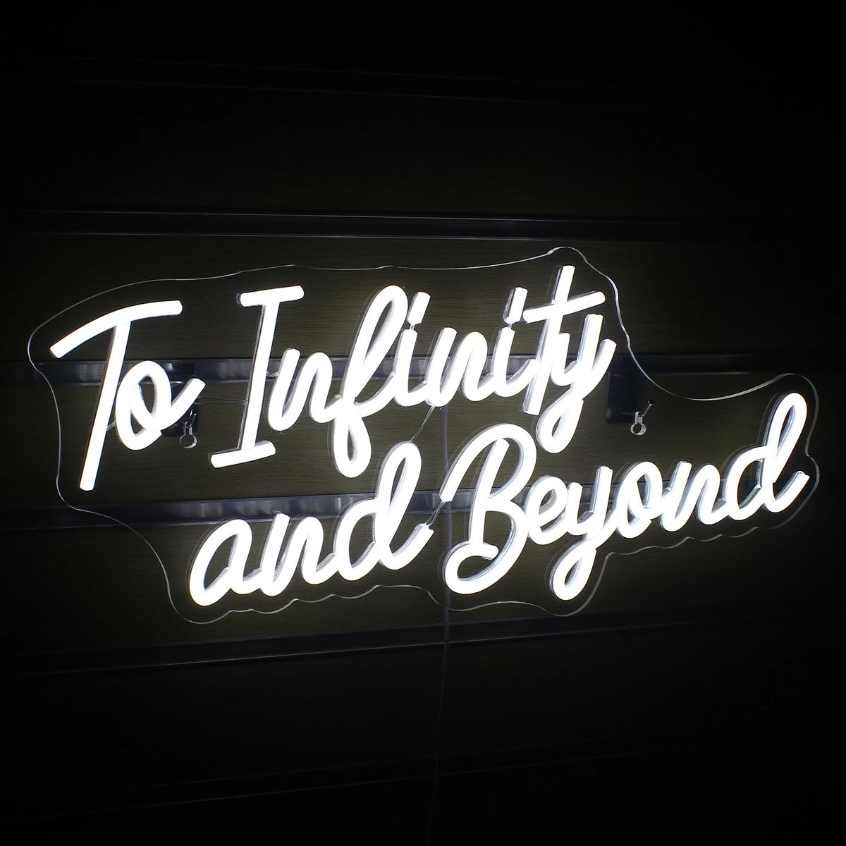 To Infinity and Beyond 5V USB LED Neon Sign - Budget Friendly
