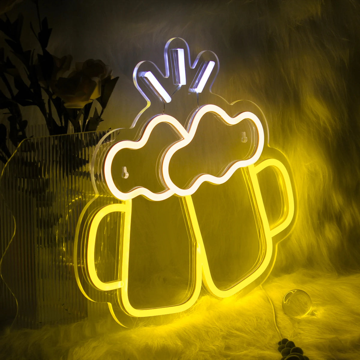 Biermotiv – LED-Leuchtschild (5 V USB)