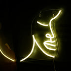 Gesicht – LED-Neonschild (5 V USB)
