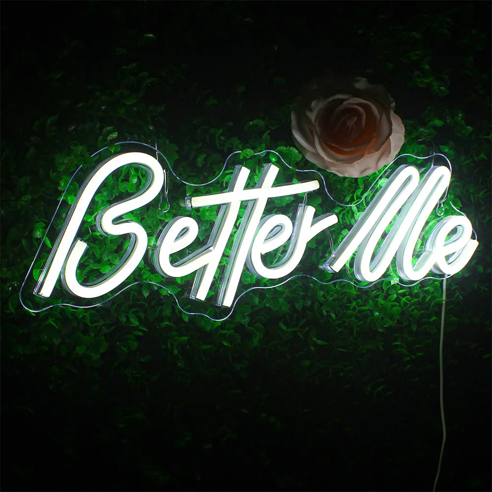 Better Me – LED-Neon-Schriftzug (5 V USB)