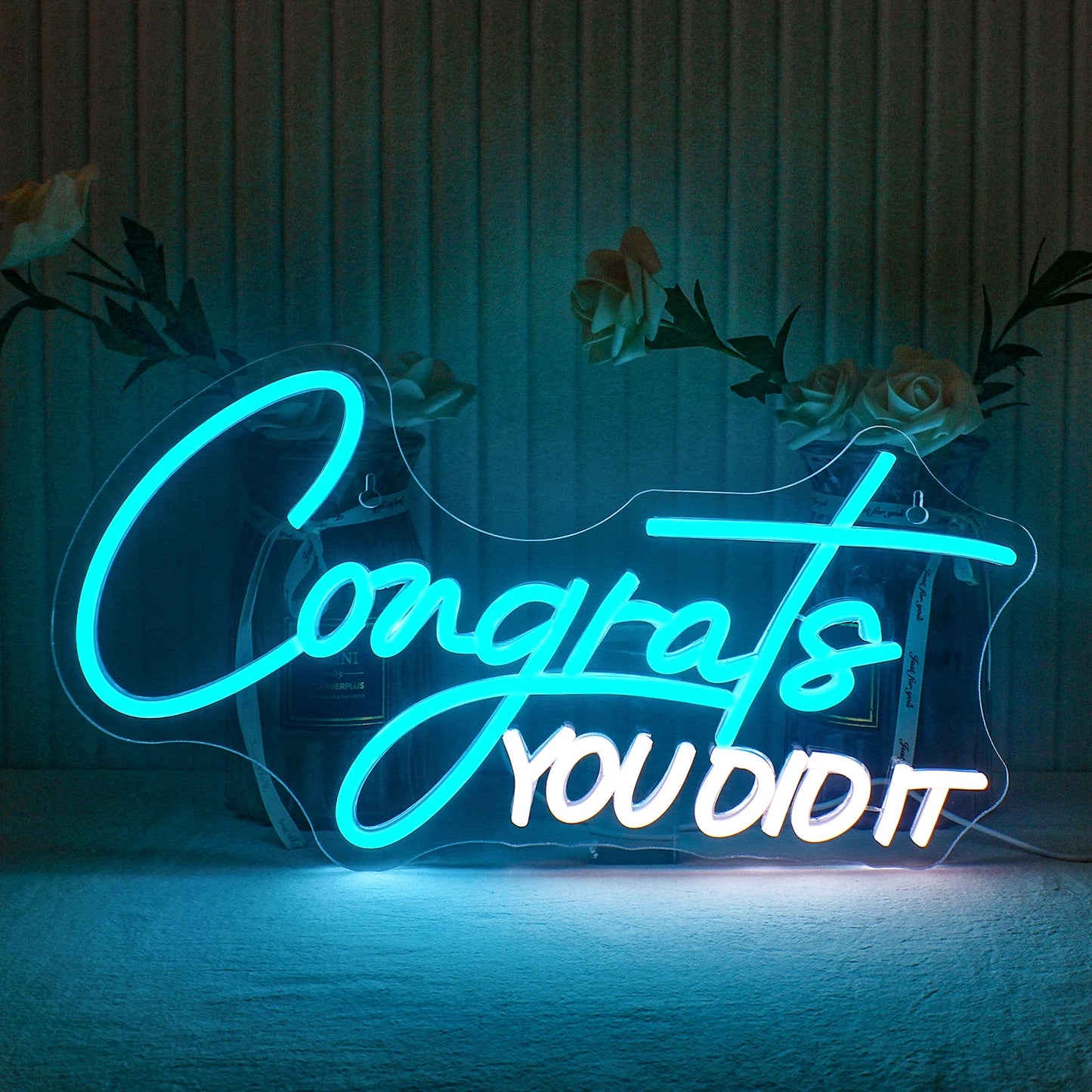 Congrats You Did It 5V Mini USB  LED Neon Sign - Budget-Friendly