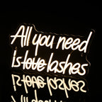 Alles, was du brauchst, sind Wimpern 5V USB LED Neon Schild - Preisgünstig