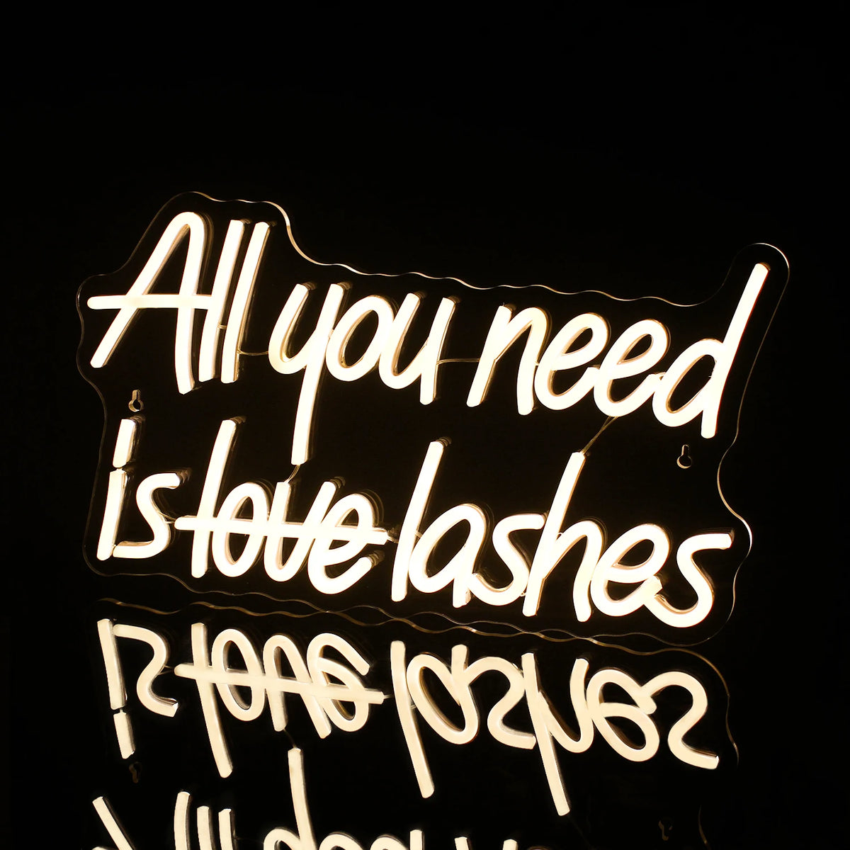 Alles, was du brauchst, sind Wimpern 5V USB LED Neon Schild - Preisgünstig
