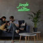 Jungle Addition – LED-Neon-Schriftzug (5 V USB)
