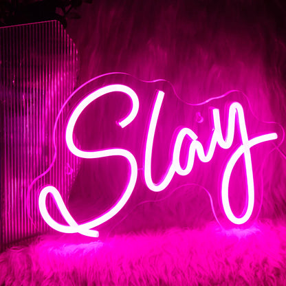 Slay 5V Mini USB LED Neon Sign - Budget Friendly